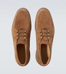 Замшевые ботинки-дезерты Tod's, Noce Chiaro + Fondo Aren - фото 4