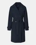 Женский классический тренч с капюшоном Lloyd's, тёмно-синий - фото 4