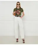 Футболка Trapani Lips Race Regular fit Pinko, зеленый - фото 2