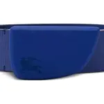 Кожаный ремень Shield Burberry, синий - фото 9