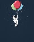 Рубашка Watapparel Little Balloon Astronaut, темно-синий - фото 4