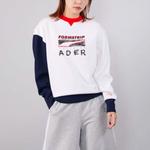 Свитер x ader error crew neck pullover sweatshirt 'white' Puma, белый - фото 3