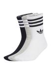 Носки CREW UNISEX 3 PACK Adidas Originals, белый - фото