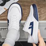 Кроссовки Unisex низкие Бело-синие WARRIOR, Бежево-темно-синие - фото 9