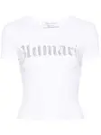 Футболка со стразами BLUMARINE, белый - фото