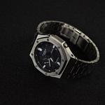 Часы Casio G-Shock Analog-Digital 2100 Series, арт. GA-2100SKE-7A, серебро/черно-белый - фото 4