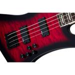 Jackson JS Series Kelly Bird JS3Q Bass Transparent Red Burst - фото 5