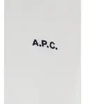 Белая рубашка-поло с вышитым логотипом. A.P.C., белый - фото 3