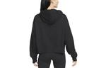 Толстовка (WMNS) Nike Nsw Pullover Hoodie 'Black', черный - фото 2