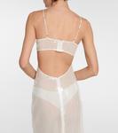 Свадебное платье из тюля с пайетками Nensi Dojaka, белый - фото 5