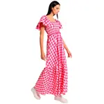 Платье Lois Jeans 11222 short sleeve long, розовый - фото