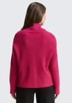 Джемпер TOM TAILOR ROLLKRAGENPULLOVER, Dark Pink Melange/Pink - фото 3