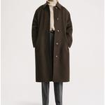 TOTEME Однобортное пальто, Chocolates Mixed Color - фото 4