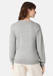 Джемпер Les Lunes KATIIE FINE KNIT, Light Grey Melange/Mottled Light Grey - фото 3