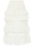 Кружевная юбка Footloose La DoubleJ, белый - фото