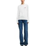 Футболка с длинным рукавом AMIPARIS, белая - фото 4