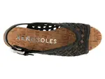 Aerosoles Cornelia Sandal, Черная Рафия - фото 4
