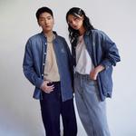 Lee Рубашка Melting Sadness X Unisex Medium Light Blue - фото 7