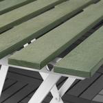 Стол складной IKEA TÄRNÖ, 55х54х70, белый/зеленый - фото 3