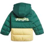 Детская пуховая куртка Adidas, зеленый - фото 4