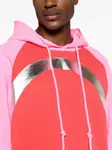 Худи в стиле колор-блок ERL, розовый - фото 6