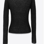 Трикотаж женский черный Saint Laurent - фото 6