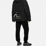 Повседневные брюки мужские черные Evisu, черный - фото 6