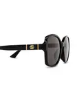 Солнцезащитные очки с логотипом Double G Gucci Eyewear, черный - фото 3