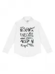 Рубашка с логотипом MSGM Kids, белый - фото