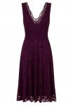 Элегантное платье HotSquash, фиолетовый - фото 3