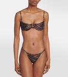 Плавки бикини с зебровым принтом SAME, разноцветный - фото 2