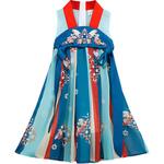 Платье для дошкольниц PROTECTCAMEL, синий - фото