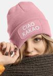 Шапка MoonWorks MIT PATCH CIAO KAKAO MIT SPRUCH, Rosa/Light Pink - фото