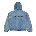 Куртка Supreme Faux Shearling Lined Bomber Jacket, Denim - фото 2