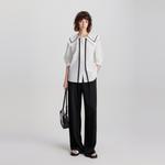 ELLE Рубашка Women's White Pointed Collar Moderate - фото 3