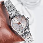 Часы CASIO Quartz Waterproof Silver Analog, цвет silver - фото 4