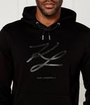 Толстовка Karl Lagerfeld с капюшоном, черный - фото 4