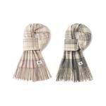 Jeep Вязаный шарф унисекс, 2 Pack (Pink+Gray) - фото