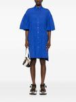 Karl Lagerfeld платье-рубашка с вышивкой, синий - фото 2