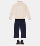 Хлопковые брюки Il Gufo, Navy Blue - фото 2