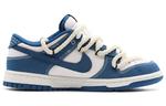 Кроссовки Nike Dunk Skateboard Shoes Men Low-Top Blue/White - фото
