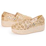 Эспадрильи женские Joy&Mario, золотой - фото 7