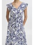 Платье BYMMJOELLA, классический крой, синий пейсли b. young - фото 9