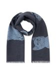 Шарф CODELLO, синий/темно-синий - фото