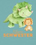 Рубашка watabout.kids Dinosaurier 07 Kleine Schwester, бирюзовый - фото 4