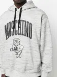 Худи с кулиской и логотипом Moschino, серый - фото 5
