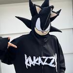 Толстовка унисекс черная Kakazzy, черный - фото 11