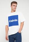 Футболка Calvin Klein Jeans BOX GRAPHIC TEE UNISEX, Brilliant White/White - фото 4