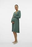 Платье-джемпер TRINITY MAMALICIOUS, темно-зеленый - фото 2