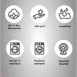 Полотенца Colori с градиентом цвета Dyckhoff, серый - фото 3